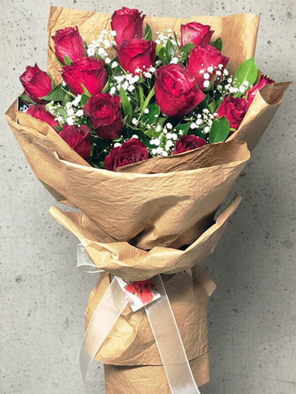15 Kırmızı Gülden Buket